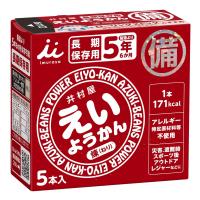 井村屋 えいようかん 60g×5本入り 非常食 長期保存 製造より5年保存 防災グッズ アウトドア キャンプ | ベストワン
