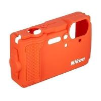 Nikon シリコンジャケット CF-CP3 OR オレンジ(Nikon デジタルカメラ COOLPIX W300用) | ベストワン