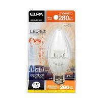 エルパ LED電球シャンデリア形 電球 LED電球 おしゃれ E17 3.3W 電球色相当 LDC4CL-E17-G351 | ベストワン