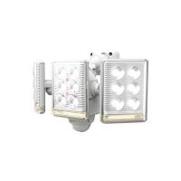 ムサシ RITEX フリーアーム式ミニLEDセンサーライト(9W×3灯) 「コンセント式」 LED-AC3027 ホワイト | ベストワン