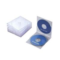エレコム CD DVDスリムプラケース 2枚収納 10パック クリア | ベストワン