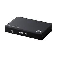 エレコム HDMI分配器 4K 60Hz(18Gbps) 1入力 2出力 HDCP2.2対応 VSP-HDP12BK | ベストワン