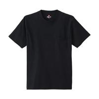 ヘインズ ビーフィー ポケット付き Tシャツ ポケT BEEFY-T 1枚組 綿100% 肉厚生地 H5190 メンズ ブラック L | ベストワン
