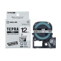 テプラ PRO テープカートリッジ 下地がかくせるラベル 12mm 黒文字 白 SS12KU(1コ入) 送料無料 | ベストワン
