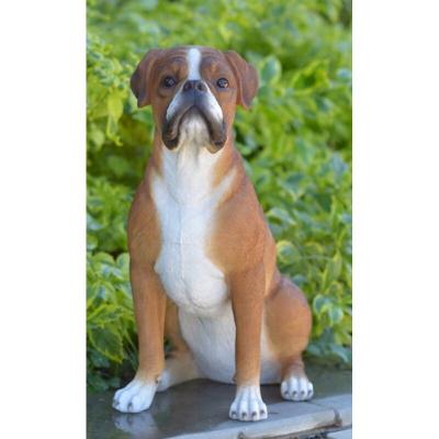 陶器犬の置物ボクサー（インテリア雑貨） | 家具、インテリア の商品