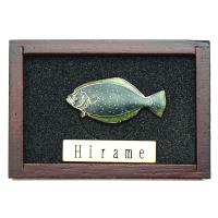 魚ピンズ ヒラメ 鮃 本七宝 ビンテージ フィッシュ ピンズ Vintage Fish Pin's 海水魚 ピンバッジ 釣り 【AZ】 | ビーハートYahoo!店