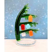 ガラス細工　七夕飾り　笹の木（台付）ミニチュア　雑貨　置物　小物　七夕　ディスプレイ