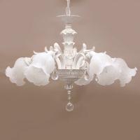 シャンデリア 照明 E26/水雷型LED電球対応 アンティーク調 クラシカル