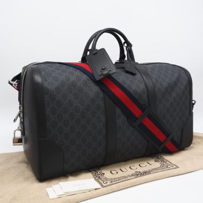極美品✨GUCCI グッチ　ビジネスバッグ　黒　ボストンバッグ　ショルダーバッグ ☆送料・関税込☆GUCCI☆マイクロ シマ ボストン バッグ☆正規品