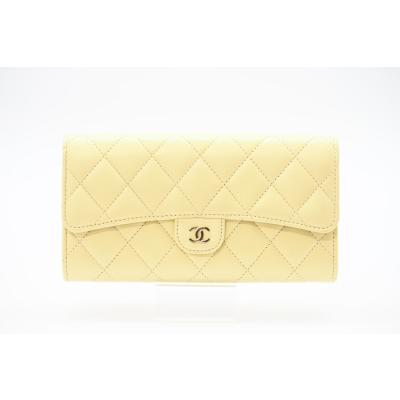 CHANEL フラップ長財布 マトラッセ ラムスキンのおすすめ人気商品一覧