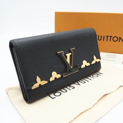 ✨正規品＆希少品‼️✨ ルイヴィトン ポルトフォイユ・カプシーヌ 長財布 ◇カラーリングが大人め【 LV 】ポルトフォイユ・カプシーヌ XS (Louis