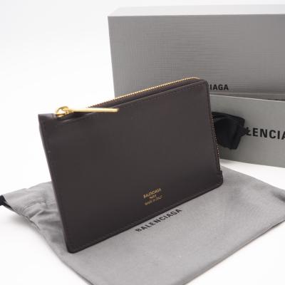 極美品 バレンシアガ モノグラム キーケース シグネチャー コーテッドキャンバス バレンシアガ シグネチャー キーリング付きカードケース BB モノグラム