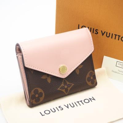 LOUIS VUITTON レディース三つ折財布（色：ピンク系）｜財布