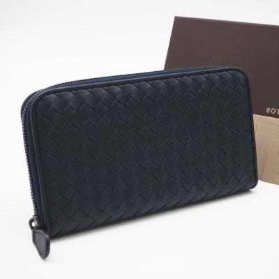 BOTTEGA VENETA メンズ長財布（色：ネイビー系）｜財布｜ファッション