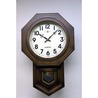 さんてる(Suntel) 掛け時計 ブラウン 480×295×120mm ボンボン時打ち 八角振り子時計(アラビア文字) SQ02-A | ビッグセレクト