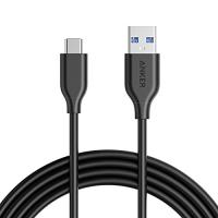 Anker USB Type C ケーブル PowerLine USB-C &amp; USB-A 3.0 ケーブル iPhone 15 / Oculus link/Xperia/Galaxy/LG/iPad Pro MacBook その他 Android Ocu | ビッグセレクト