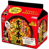 明星 チャルメラ 宮崎辛麺 5食パック 480g ×6個 | ビッグセレクト
