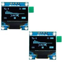 VKLSVAN 2個 0.96" I2C IIC シリアル ブルー OLEDモジュール128×64 OLED LCDディスプレイArduinoに対応 | ビッグセレクト