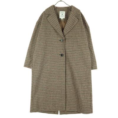 千鳥格子 コート（色：ブラウン系）のおすすめ人気商品一覧 通販