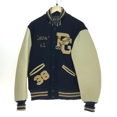 Whitesville スタジャン ネイビー 38 中古・古着通販】whitesville (ホワイツビル) スタジャン