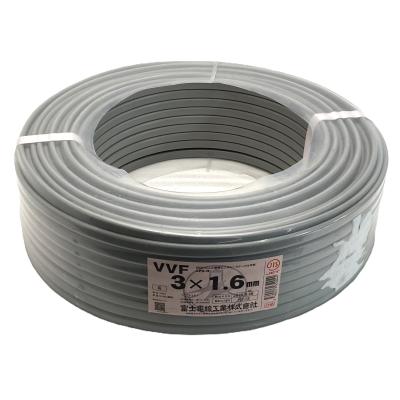 電線 VVFケーブル 1.6mm×3芯 100mのおすすめ人気商品一覧 通販 - Yahoo