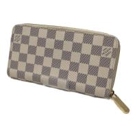 △△ LOUIS VUITTON ルイヴィトン アズールダミエ 財布 N41660 アイボリー やや傷や汚れあり | リサイクルビッグバンヤフー店