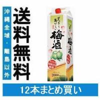 送料無料　サントリー すっきりおいしい梅酒 2L×12本(012) 『FSH』 | 酒のビッグボス