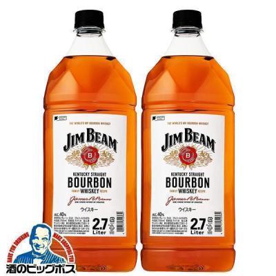 ⭐️12/5限定値新品未開封⭐️Jim Beam バーボンウイスキー 4L×2本 酒