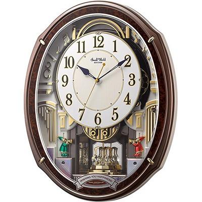 電波時計　からくり時計　スモールワールド　RHYTHM　リリパットホール 電波時計からくり時計スモールワールドRHYTHMリリパットホール