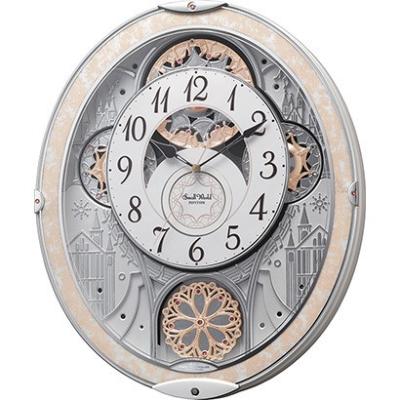 4mn513 スモールワールド メロディ電波からくり時計（掛け時計、壁掛け