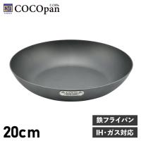 ココパン COCOpan フライパン 20cm ベーシック IH ガス対応 鉄 リバーライト 極SONS BASIC C101-003 | inglewood Beauty