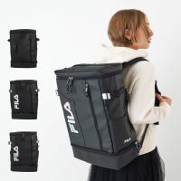 フィラ FILA リュック バッグ バックパック サイン メンズ レディース 35L ボックス型 撥水 軽量 SIGN ブラック 黒 7763 | Findoriy