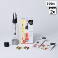 GreenHouse グリーンハウス 炭酸水メーカー ソーダメーカー ガスカートリッジ 6本付 ジュース 水 スパークリング ワイン スターターキット SODACK | Findoriy