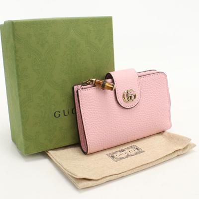 グッチ 財布 ピンク 二つ折り（GUCCI）（色：ピンク系）のおすすめ人気