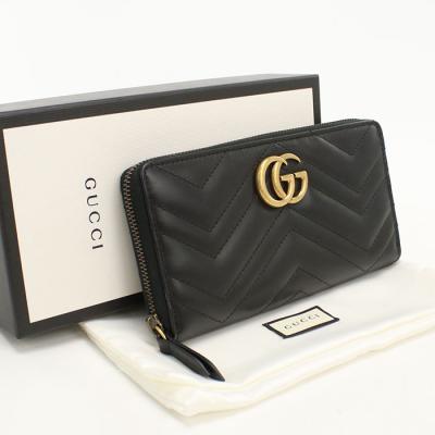 グッチ 長財布 ラウンドファスナー インターロッキングg（レディース