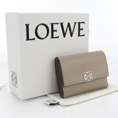 極美品✨ロエベ アナグラム パズル オーガナイザー グレー レザー 極美品✨ロエベ アナグラム パズル オーガナイザー グレー レザー