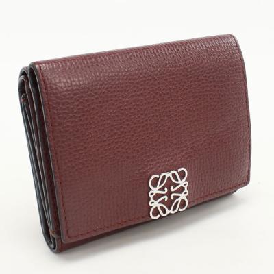 LOEWE レディース三つ折財布（色：レッド系）｜財布｜ファッション