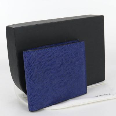 【新品未使用】Valextra 二つ折り財布　青 Valextra レディース二つ折り財布｜財布｜ファッション おすすめ人気