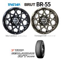 TRISTAR BRUT トライスター ブルート BR-55 150プラド 8.0J-18 +20 6H139.7 選べるホイールカラー &amp; ヨコハマ ジオランダー H/T G056 265/60R18 | ビッグラン市毛ヤフーショップ