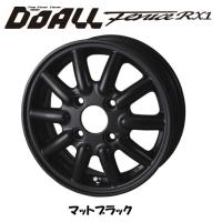 DOALL Fenice RX1 ドゥオール フェニーチェ アールエックス ワン 軽トラック 軽バン 4.0J-12 +43 4H100 マットブラック お得な４本SET 送料無料 | ビッグラン市毛ヤフーショップ