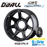 DOALL CST ZERO 1 HYPER +J ハイパー ジェイ ジムニー シエラ 6.0J-16 ±0 5H139.7 グロスブラック &amp; グッドイヤー E-Grip SUV HP01 215/65R16 | ビッグラン市毛ヤフーショップ