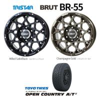 TRISTAR BRUT トライスター ブルート BR-55 150プラド 8.0J-18 +20 6H139.7 選べるホイールカラー &amp; トーヨー オープンカントリー A/T III 265/60R18 | ビッグラン市毛Yahoo!店