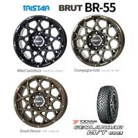 TRISTAR BRUT トライスター ブルート BR-55 FJクルーザー 7.5J-17 +20 6H139.7 選べるホイールカラー &amp; ヨコハマ ジオランダー M/T G003 265/70R17 | ビッグラン市毛Yahoo!店