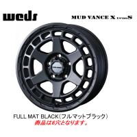 WEDS ADVENTURE MUDVANCE X Type S マッドヴァンス エックス タイプ エス 150系プラド 8.0J-17 +20 6H139.7 フルマットブラック ４本セット 送料無料 | ビッグラン市毛Yahoo!店