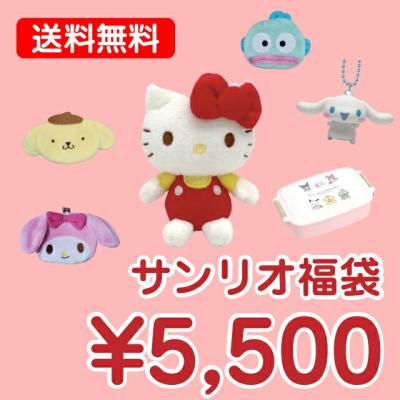 【未開封】サンリオ キャラクターグッズ まとめ売り 福袋 ランダム　10点セット sanrio（サンリオ） グッズ 2026 福袋 10点入り 9800円 お買得