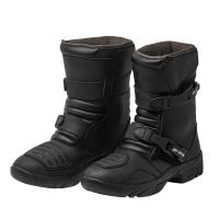 DFG DG0411-001-440 ナビゲーター ショートブーツ マットブラック 11(28.0cm) バイク ツーリング革 吸湿 靴 | バイクマン 2号店