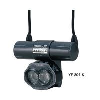 Hapyson ハピソン YF-201-K 充電式チェストライト INTIRAY Rechargeable インフィニティ リチャージャブル ブラック 80×118×52mm 首掛ライト 釣り アウトドア | バイクマン 2号店