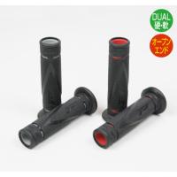 PROGRIP プログリップ PG838OP-BK/GY X-SLIM グリップ オープンエンドタイプ ブラック/グレー ラフ&amp;ロード | バイクマン 2号店