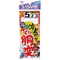 ササメ D308 波止際族のさぐり胴突 3号 ハリス1 3本鈎×3セット 堤防仕掛 メバル カサゴ 五目 釣針 針 はり 釣具 釣り つり | バイクマン 2号店