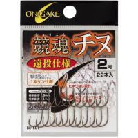 ハヤブサ B816D1-2 鬼掛 競魂チヌ 遠投仕様 イブシ茶 2号 22個入 ハリ 針 フック バラ鈎 堤防 磯 海釣り 釣具 つり Hayabusa | バイクマン 4ミニストアー